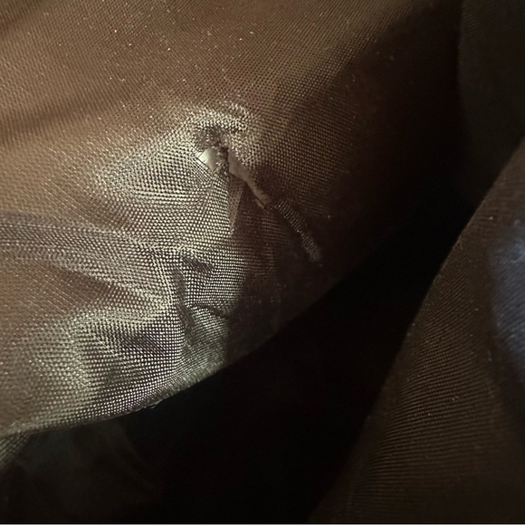 Vintage Neiman Marcus Patent Leather Croc Embossed Tote Bag Black OS - Picture 7 of 7